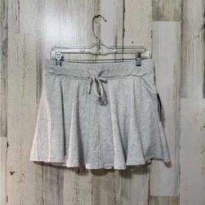 Wild Fable Gray Skater Mini Skirt Tie Front